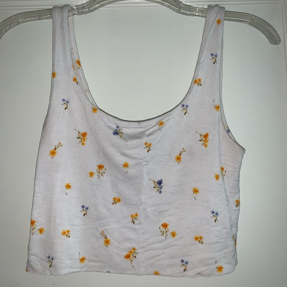 WHITE FLOWER TANK